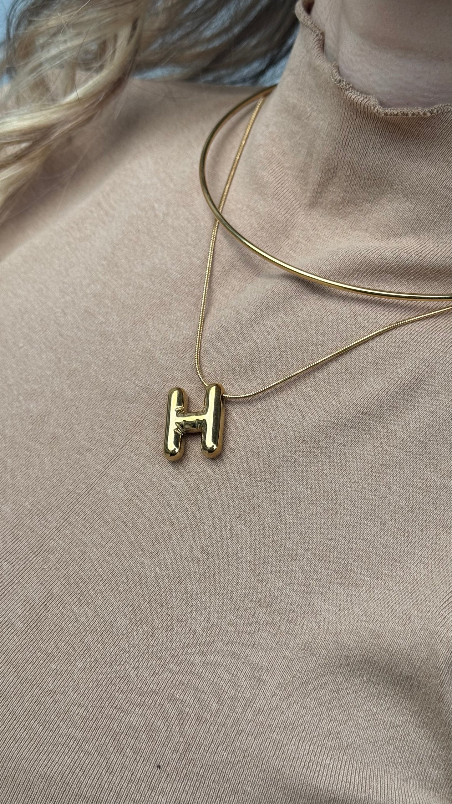 Letters necklace