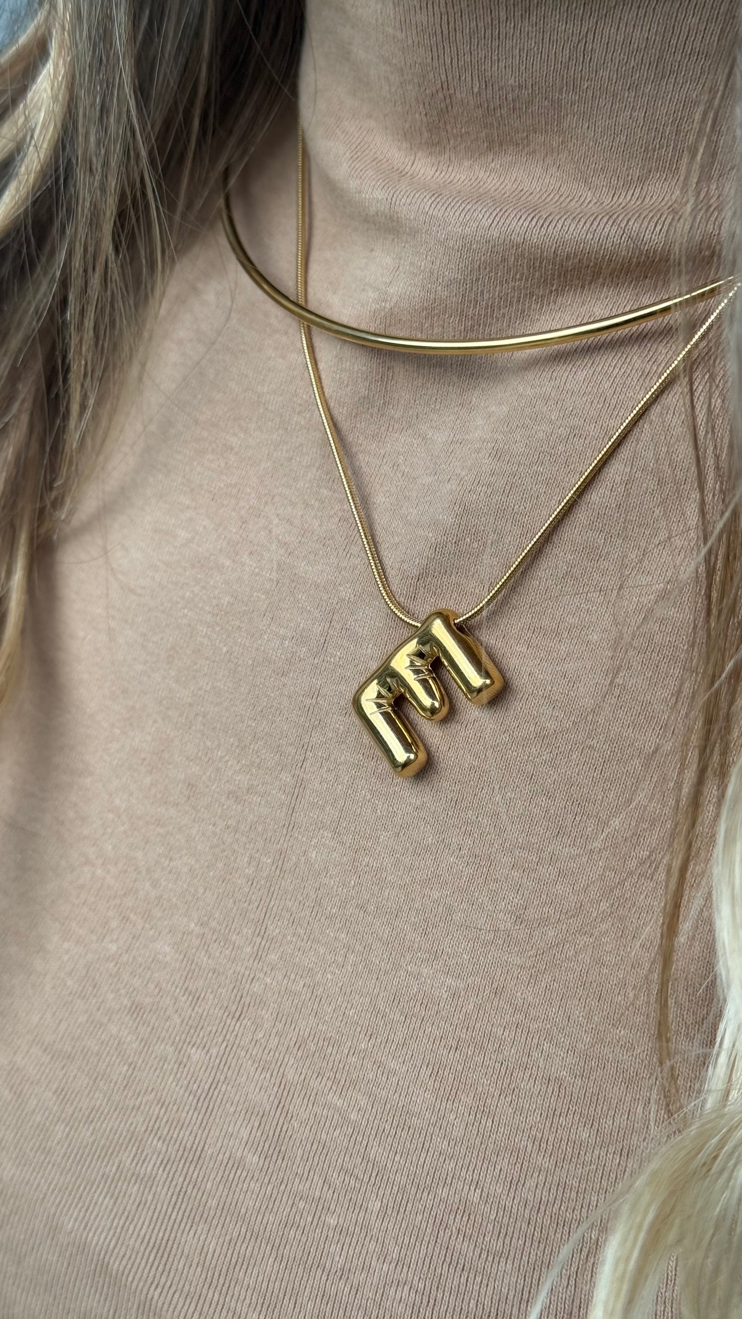 Letters necklace