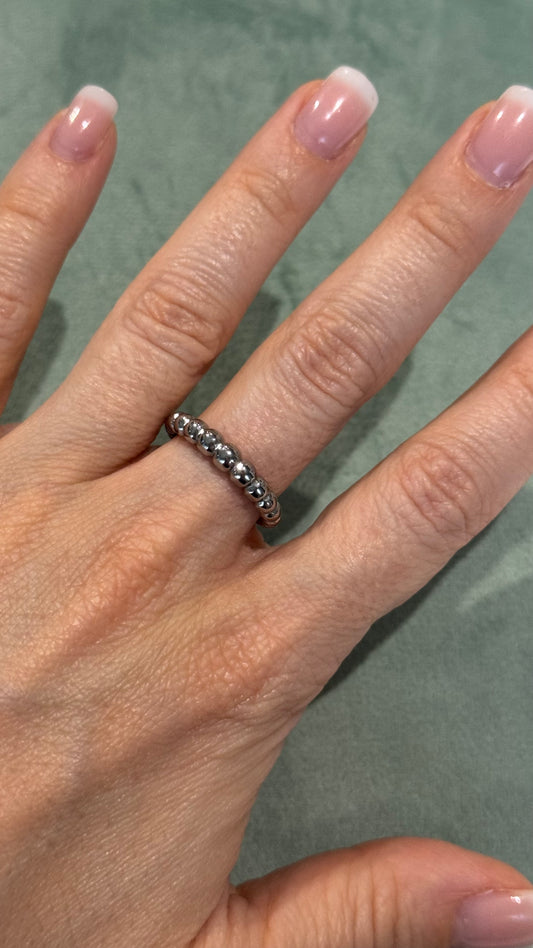 Twisted Silver Ring